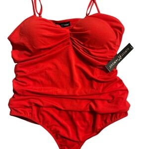 Almost Famous Red Bodysuit One Piece